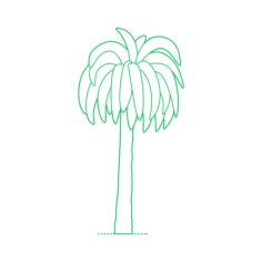 Plants Cycads Giant Burrawang Vinyl Cutting Svg File, Free Vectors File